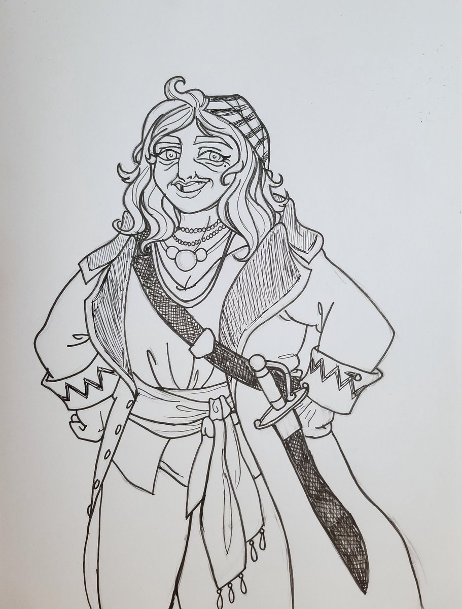 remsterz's tweet photo. Alright! It's day 30 of #thearcanainktober2019  !! (ALMOST THERE! JUST ONE MORE!!) Today's prompt was "Mazelinka", so here's pirate Mazelinka lol
#TheArcanaGame #thearcana #fanart #fanapprentice #artistsoftwitter #inktober2019 #inktoberprompt #mazelinkathearcana #mazelinka https://t.co/YpUDHLy01A