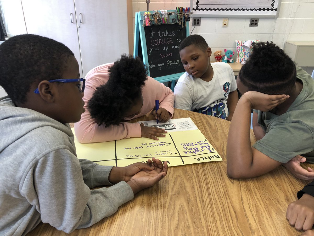 MrsTowleMCES's tweet photo. Today, we noticed and wondered about numberless word problems when learning volume 🧠 💯 the students couldn’t wait to be revealed the numbers! @NTES_BCPS https://t.co/JQnFouSxiR