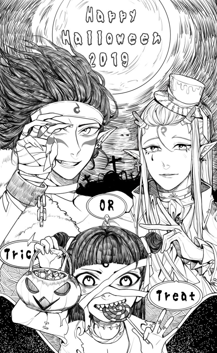 Happy Halloween
#哪吒之魔童降世  #哪吒 #敖丙 #藕饼 #Nezha #Aobing #Halloween 