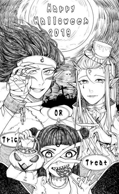 Happy Halloween
#哪吒之魔童降世  #哪吒 #敖丙 #藕饼 #Nezha #Aobing #Halloween 