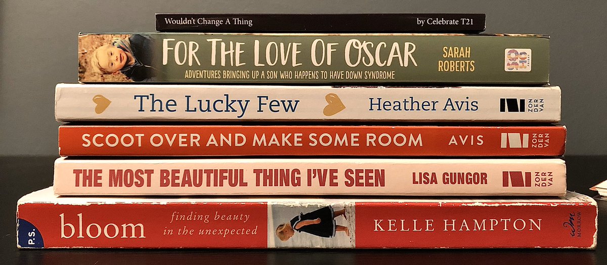 _downtalk's tweet photo. A few of my favorite reads! 📚💙💛
#DownSyndromeAwareness https://t.co/WqHSSYXQrX