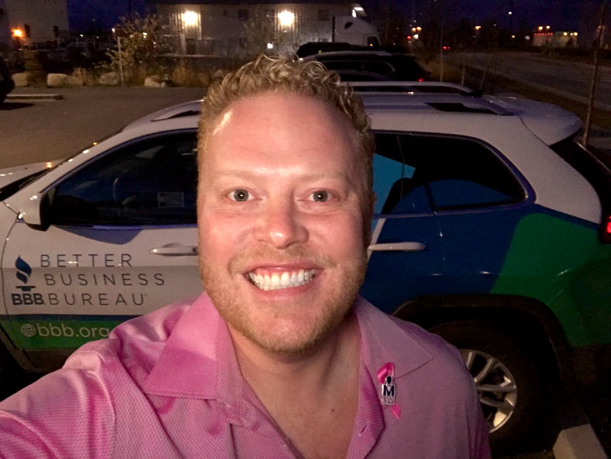 SheronKPatrick's tweet photo. #RealMenWearPink had their wrap party tonight and I am so glad that I work for a company that allows us to give back to our communities and support issues that are important to us! @BBBNWP #BBBAK #BBB #RMWP #AmericanCancerSociety #SaveTheTahTahs #Shermo #Alaska https://t.co/IirnajdWIW