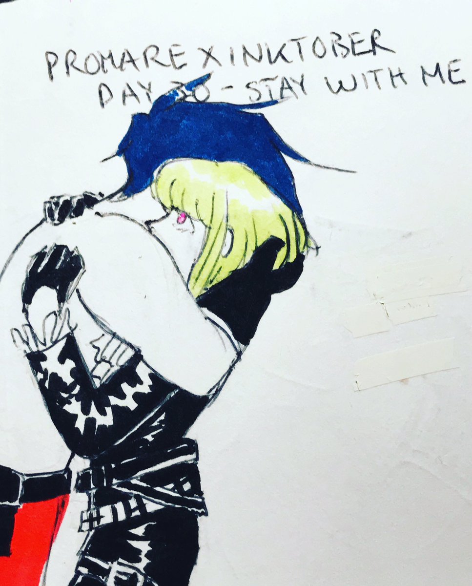 redsodablood's tweet photo. #PromareInktober Day 30 - Stay With Me https://t.co/9H66FqcUjn