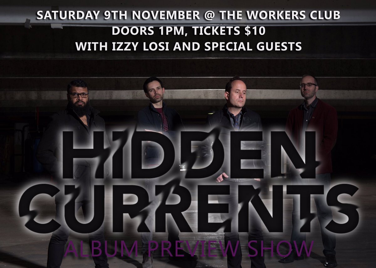 hiddencurrents_'s tweet image. Hidden Currents special album preview show w/ Izzy Losi &amp;amp; special guests.Doors 1pm, Tickets only on the door, $10 @ The Workers Club
facebook.com/events/4294373…
#hiddencurrents #theworkersclub #theworkersclubfitzroy #indierock #alternativerock #livemusicmelbourne #singer #songwriter