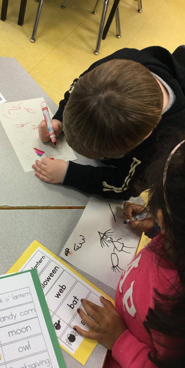 MrsCISmith2's tweet photo. The students really enjoyed drawing and labelling their Halloween pictures. https://t.co/GtmBKeCfFz