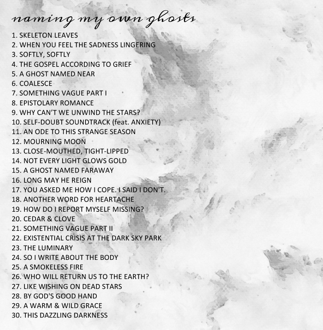 November Prompt Challenge
#NamingMyOwnGhosts