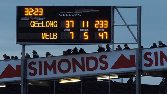 TitusOReily's tweet image. For Halloween I’m going dressed as this scoreboard.