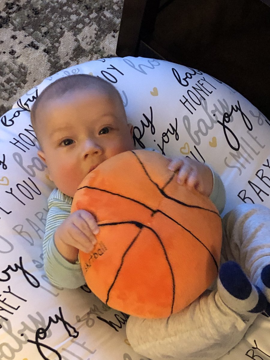 CoachSrigley's tweet photo. Carter is ready for basketball season to start on Monday...so is his Dad!#goCats #NeoshoBasketball https://t.co/7ukXX3eXps