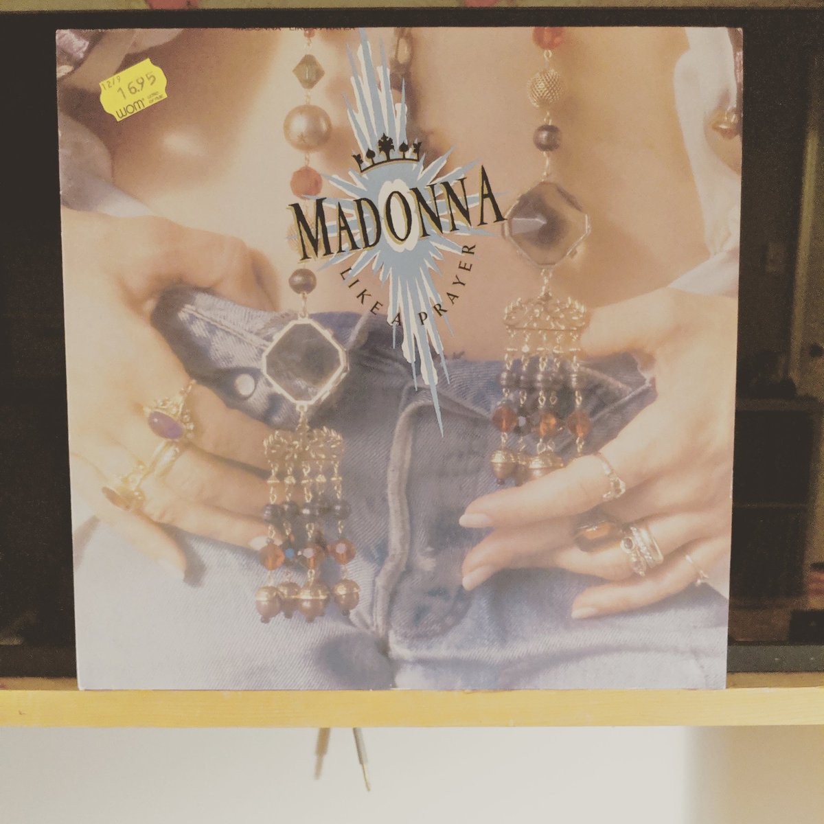HOW does this record still smell like patchouli 30 years later? <a href="/Madonna/">Madonna</a> magic #likeaprayer #madonna