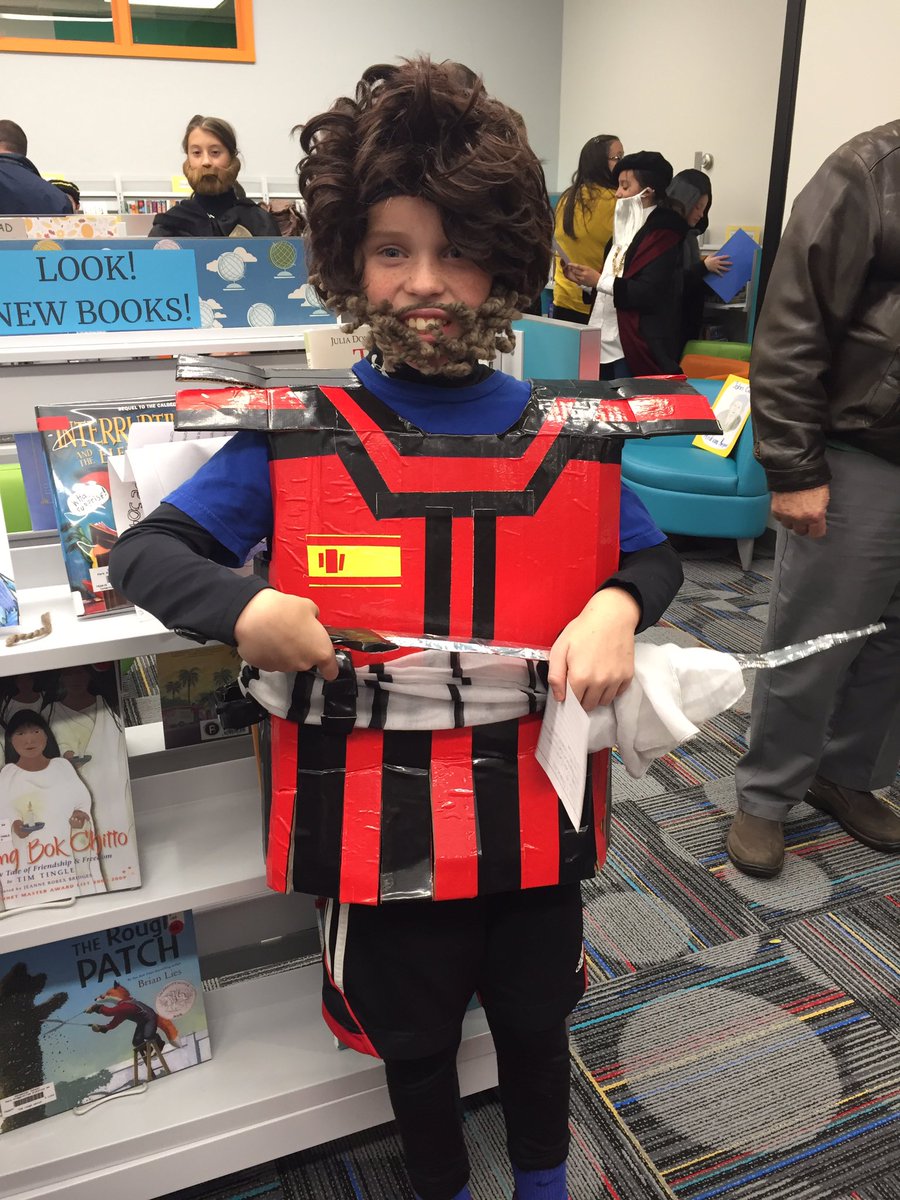 Some European explorers took over the LRC today and told us all about their adventures at our Explorer Wax Museum. #CAWow #engageD64