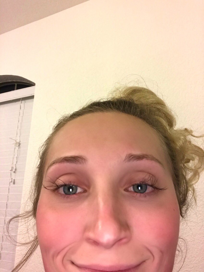 sierra_browning's tweet photo. I have 2 test tomorrow but instead I youtubed how to do my own eye lash extensions. I turned out looking like esma from emperors new groove. In conclusion, I am a crack head. https://t.co/tFmp4Lgf7i