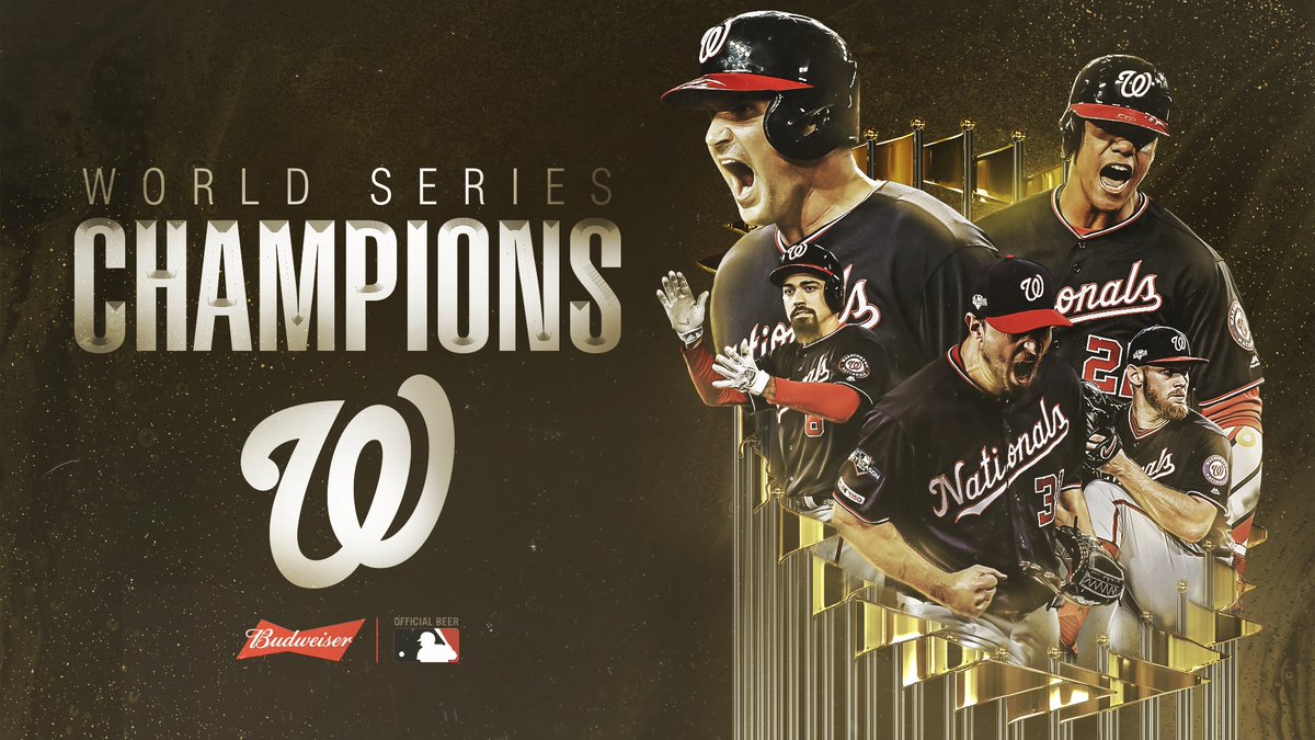 FINISHED THE FIGHT. The @Nationals are #WorldSeries CHAMPS.