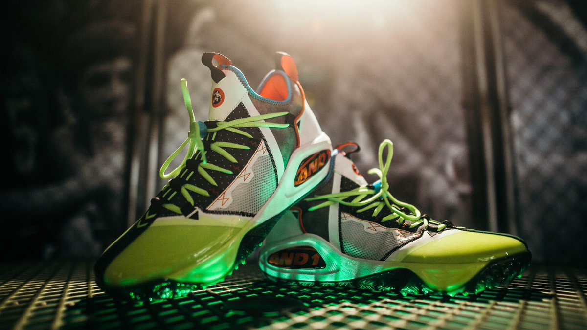and1basketball's tweet photo. Peep our guy @MONSTATREZZ wearing the Attack 2.0 ANKLEBUSTER SLIME EDITION!! 👀🧪 https://t.co/G0b4VyTVJu
