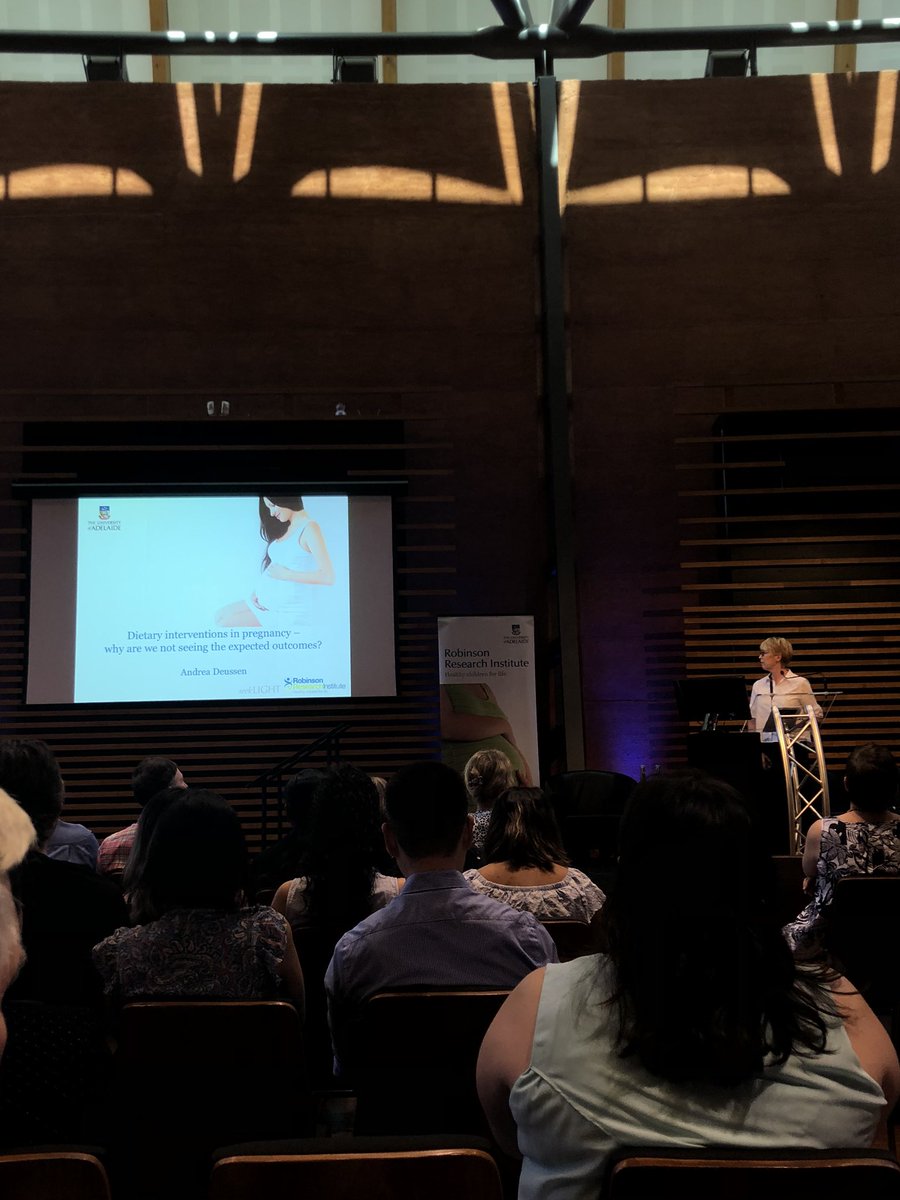 Darren_Repro's tweet photo. “Gestational weight gain (GWG) is non-modifiable by popular (dietary) interventions, with no effect on changing total GWG besides dietary quality” Andrea Deussen on the need to shift current paradigm to help patients better! #RRISym #pregnancyhealth https://t.co/lMY85o0vzF