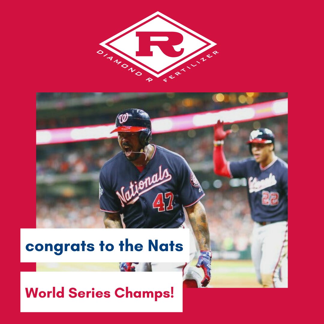 Diamond_R_Fert's tweet photo. Congrats to the Washington Nationals. No deficit was ever too big. #WorldSeries19 #Nationals #DiamondR #ItsGrowTime https://t.co/wwmzUxGRLq