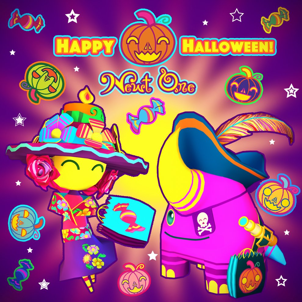 Newt and Curno wish you all a FUN AND HAPPY HALLOWEEN ! ! ! Play Newt One after your update for a fun color outfit surprise in the World Map!!! :) #ColorMeHappy #indiedev #halloween #indiegames #indiegamer #Indiegamedev #halloweencostume