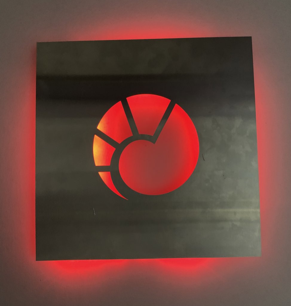 BorealisConcpts's tweet photo. It’s only been a few days since #EveVegas came to an end. Happy w/ our efforts and donations to the #AbleGamersCharity. So motivated for the future. Ask us how we can take your alliance logo or ticker and turn it into a piece of wall art. Not for sale. Property of CCP Games. https://t.co/j2WpicfhyC