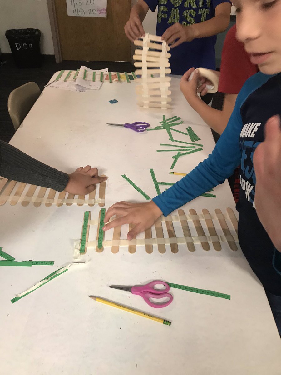 nikkhipo's tweet photo. @CLP_Elementary 5th grade students understanding equivalent fractions by making a fraction ladder!! #mathtalk #BetterTogether https://t.co/8WBUepu27w