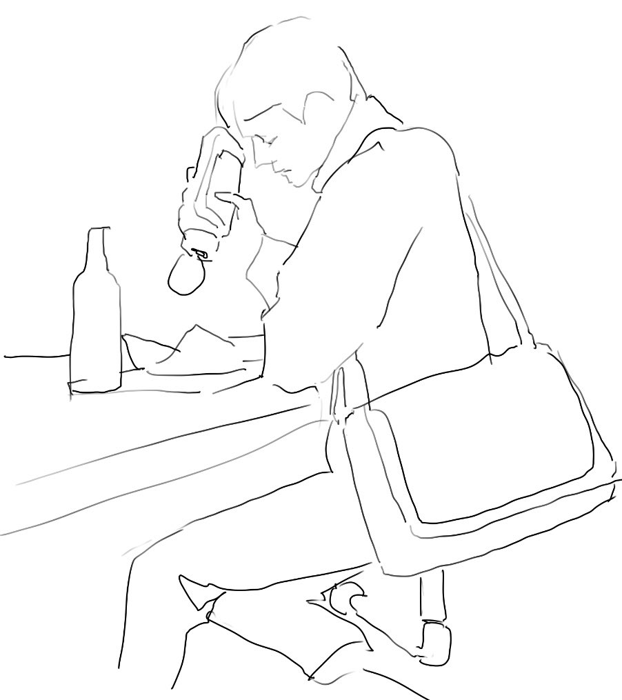 점쉼크로키 