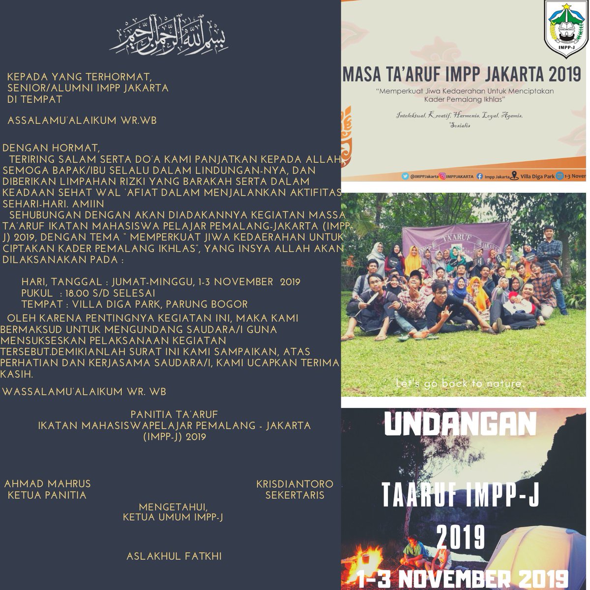 Di tunggu kehadirannya