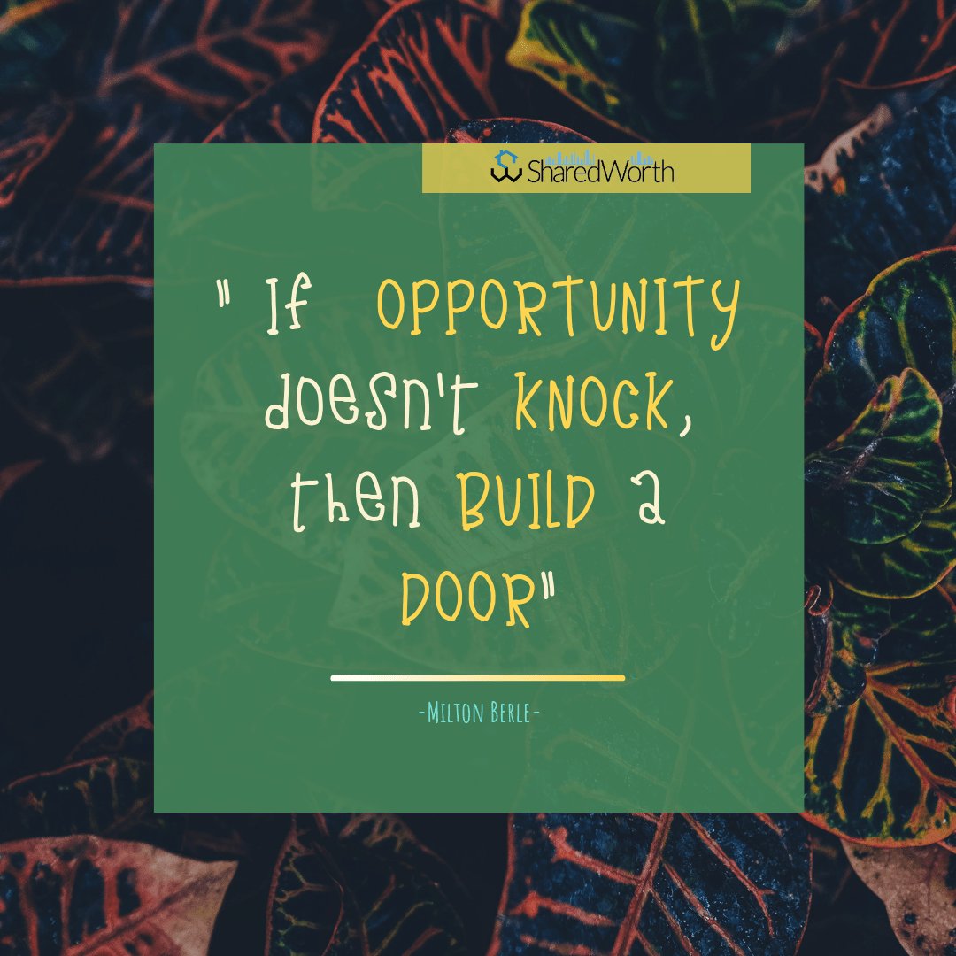 sharedworth's tweet photo. If opportunity doesnt knock, then build a door https://t.co/LtxskKvSB5 #sharedworth #propertymalaysia #hartanahmalaysia https://t.co/Tv1s54qVV3