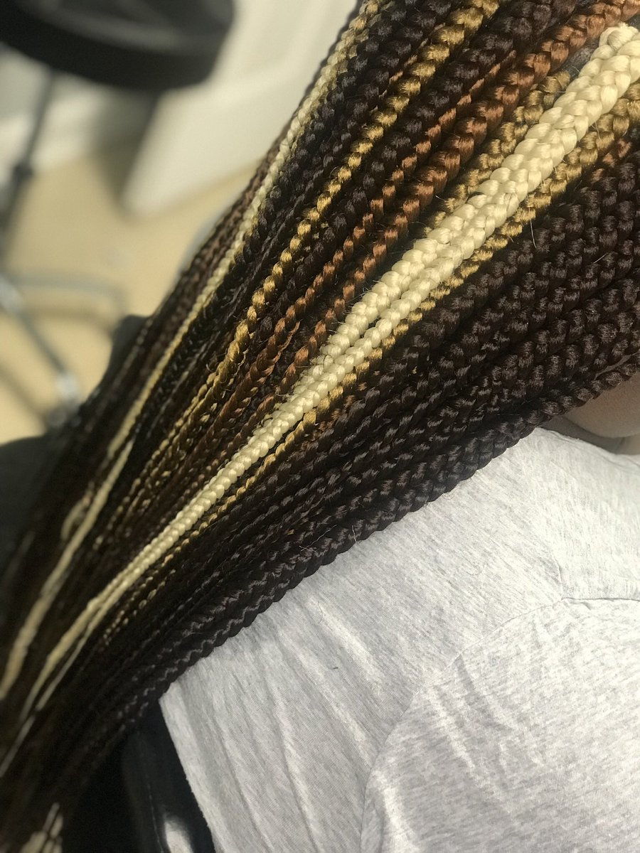 MyNameIs_Stacy's tweet image. Fall plaits 😍 #braidsnstylesbydricka on IG