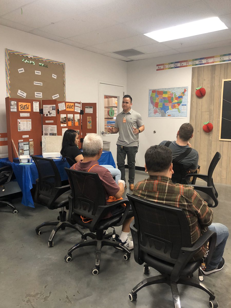 gutierrez1423's tweet image. Here’s the scoop of today’s class 🍎📚 Congratulations to Angelica on her $22k Bath Remodel💰 Big thanks to Sylvia and Ray for stopping by for a pk. #PacCentralSAW @DavidHoyTHD @FrankSASM2304 @OrmondLsormond @PaulKellyTHD  @lupeadiaz @ilokeyou @HVAC_RAY