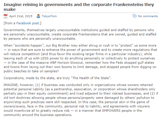 Tokyo_Tom's tweet photo. @jerry_jtaylor @willwilkinson @AlexJohnLondon @NiskanenCenter @RuleandRuin Those who want pluralism+moderation need to focus on ways to deflate/bridge the discontent-driven tribalism that is the natural result of our expanding governments/legions of crony capitalists/public corporations sucking the vitality out of our communities+civil society. #Ostrom https://t.co/8DxN37qgWA