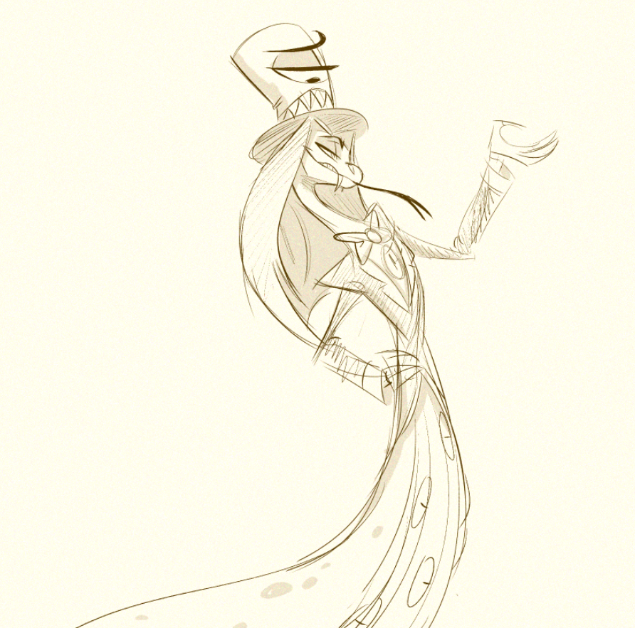 have one lil' Sir Pentious doodle bc I love him