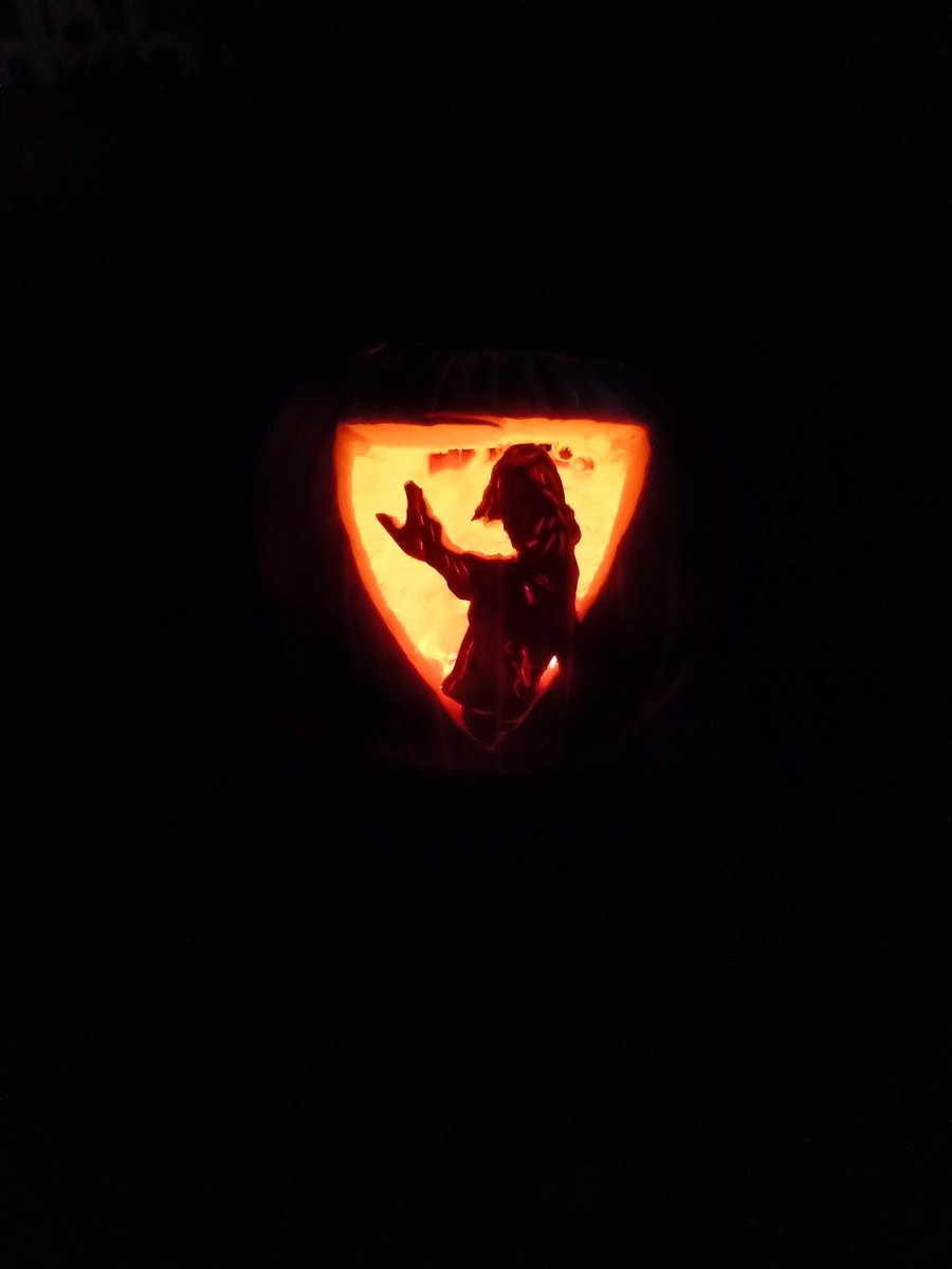 IndustrialGamer's tweet photo. Happy Halloween! As you all know I typically carve gaming themed pumpkins every year! This year, I decided to do CONTROL as it's one of my favorite games this gen and I'm currently still playing through it! So how'd I do? 

Thanks to @remedygames @ControlRemedy @TheCourtneyHope https://t.co/NAsbR5hVHI