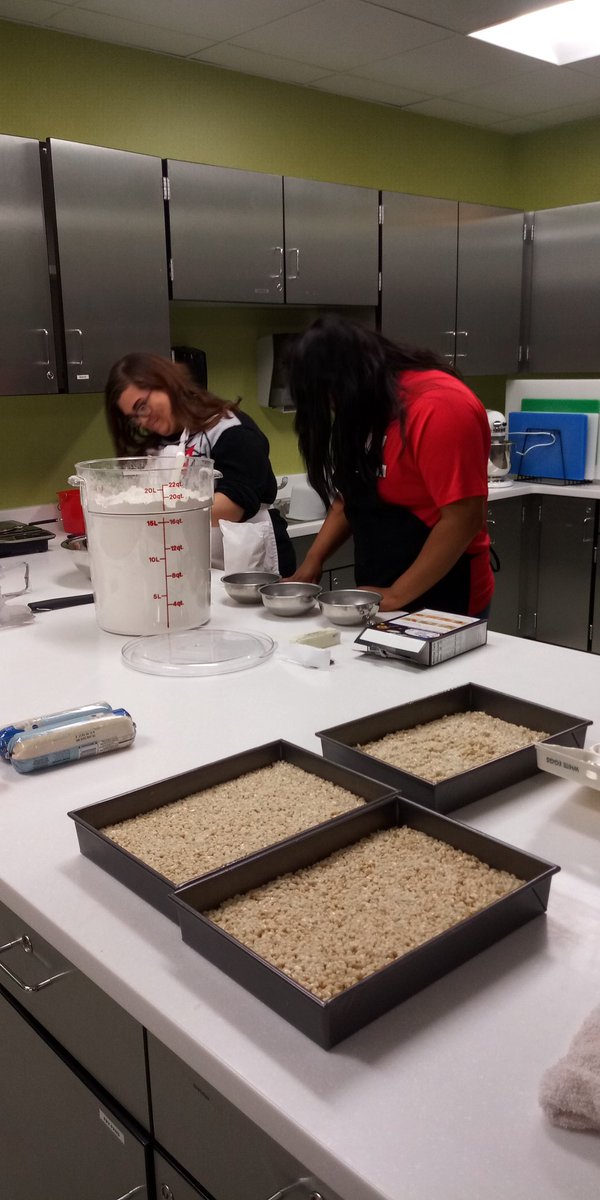 A legendary night of baking and bonding. Join us tomorrow for some delicious goodies and halloween fun!