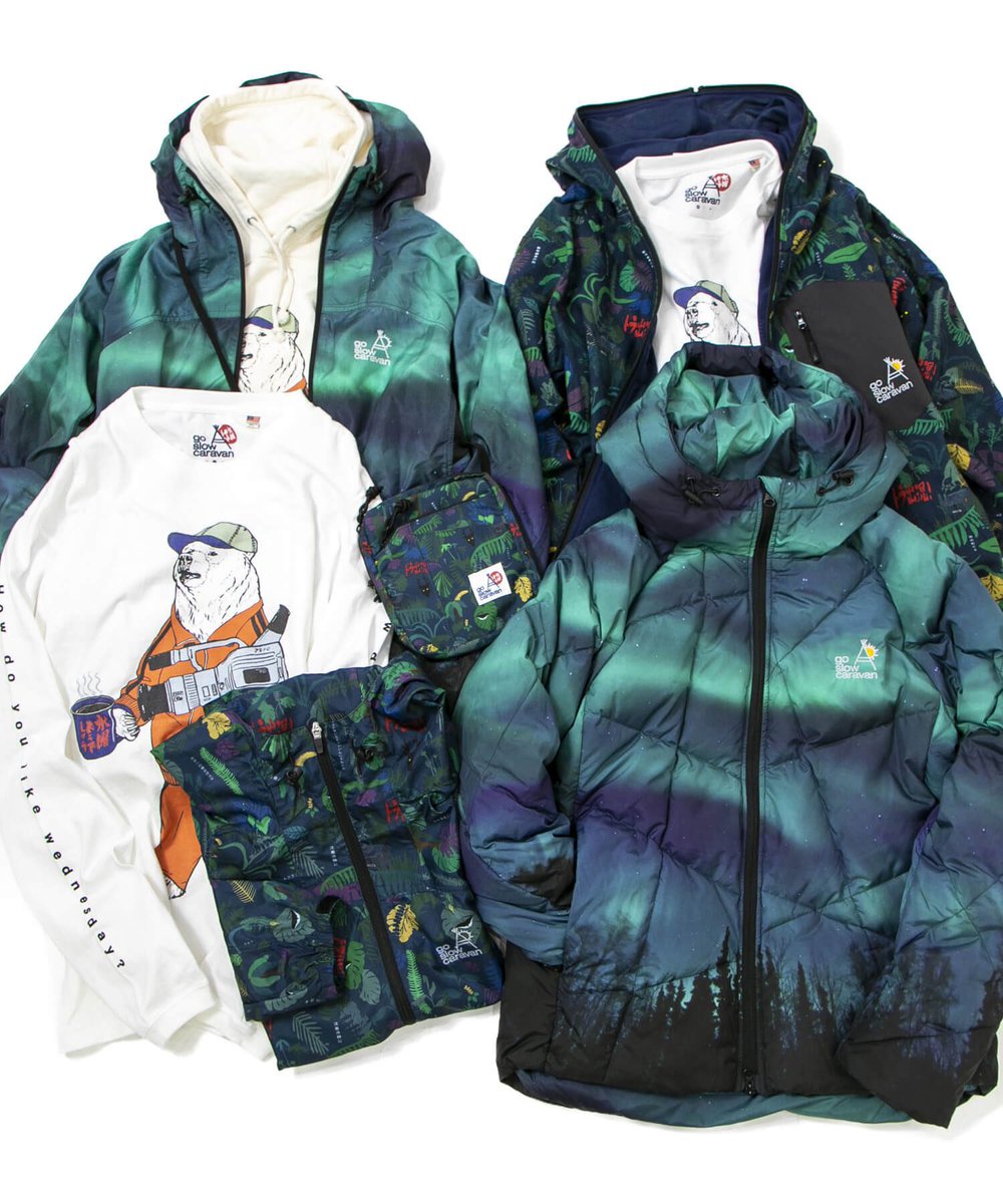 Go Slow Caravan アラスカ オーロラ 目立っちゃブル テフロン