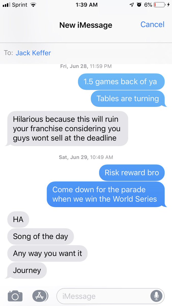CNorthrup13's tweet photo. The offer still stands @j_keffer3 ! One thing I can say about the parade, it will be BryceLess #STAYINTHEFIGHT https://t.co/RTRUfN5hJS