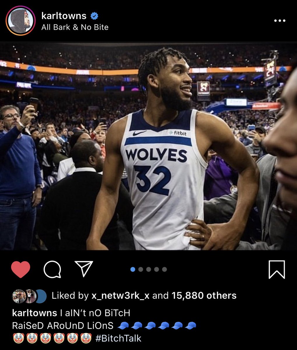 Ringernba On Twitter Karl Anthony Towns Posted A Few Photos To