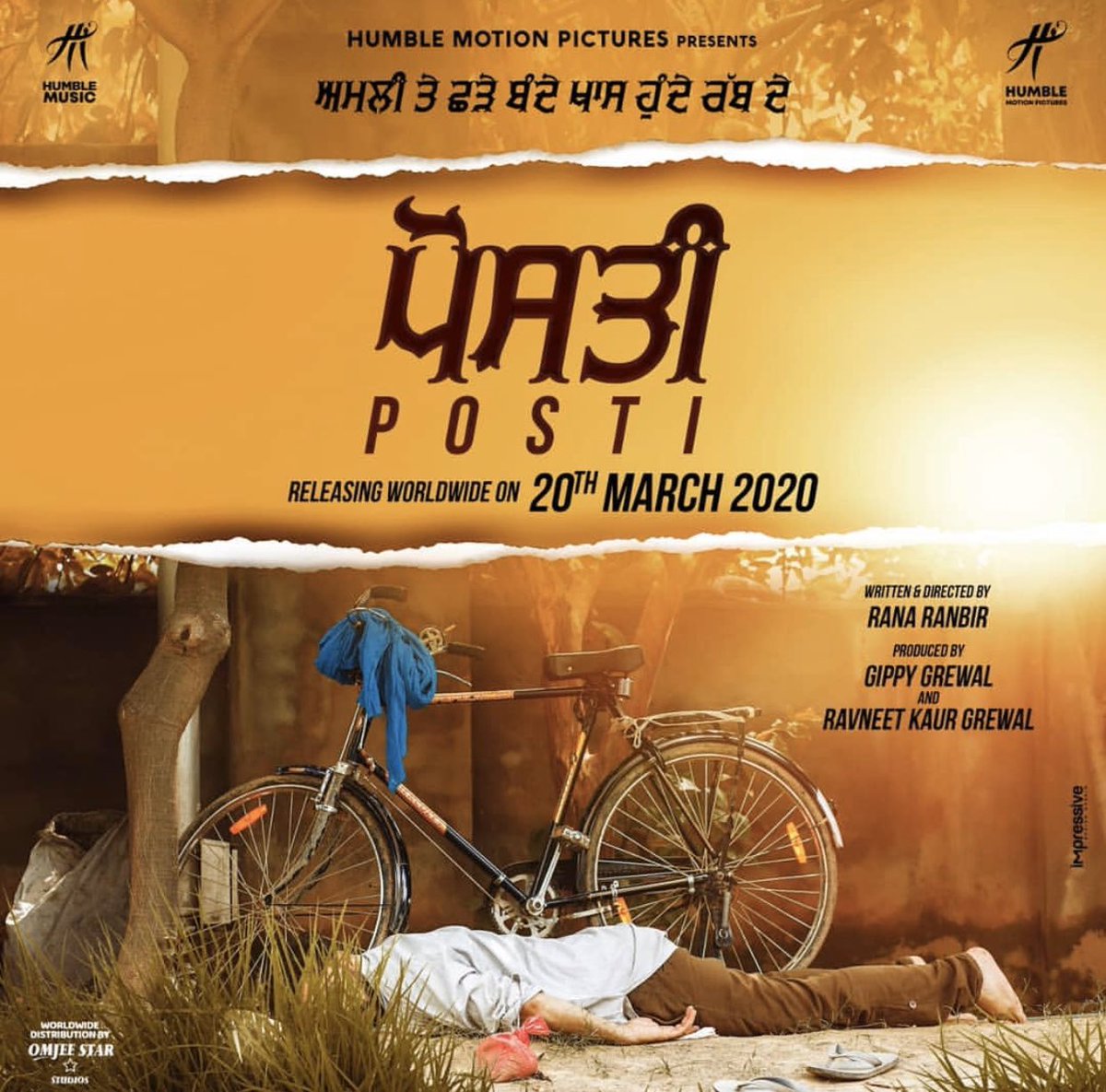 So happy and delighted to be a part of this project @gippygrewal @officialranaranbir @humblemotionpictures 
My heart full of gratitude 😇🙏🏻 #mynext #punjabifilm #posti #punjabicinema #gratitude #almighty 😇🙏🏻