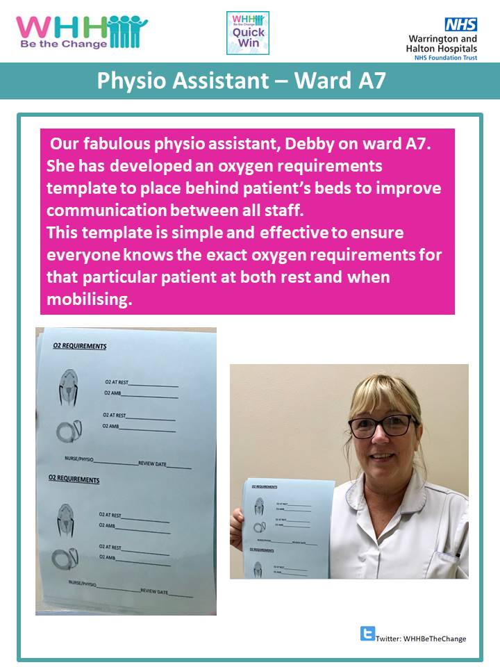 WHHPeople's tweet photo. Good Morning Team WHH, there is nothing spooky about this weeks Quick Wins, just our amazing staff making amazing improvements 👻🎃#BetheChange @michellecloney1 @WHHNHS https://t.co/dgI3oAVylN
