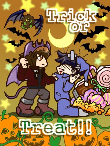 ハッピーハロウィン
(過去絵)(GX)(3〜4枚目はジャガーさんのパロ) 