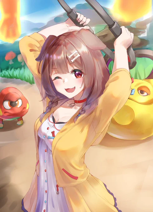 だいぶ遅れたけどリングフィットアドベンチャーお疲れ様でした!つよつよころさんかっこよかった
#できたてころね 