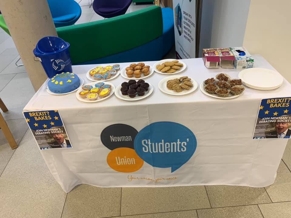 Hey all we are now down in the atrium and will be there till 4pm. Come and say hello and buy a cake or two.