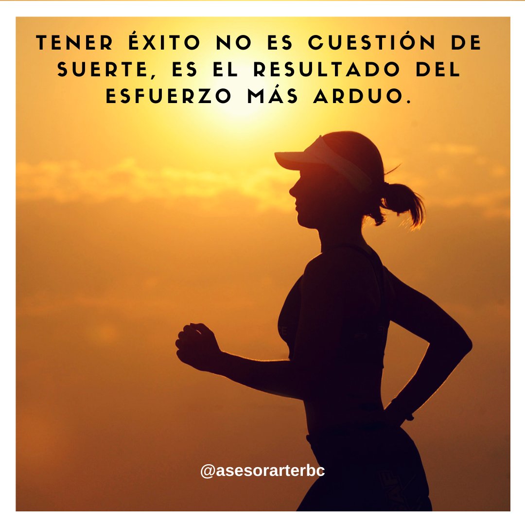 AsesorArteRBC's tweet photo. La constancia y la disciplina hará que tus esfuerzos merezcan la pena

 #exito #metas #sueños https://t.co/MfrmsxpCe9