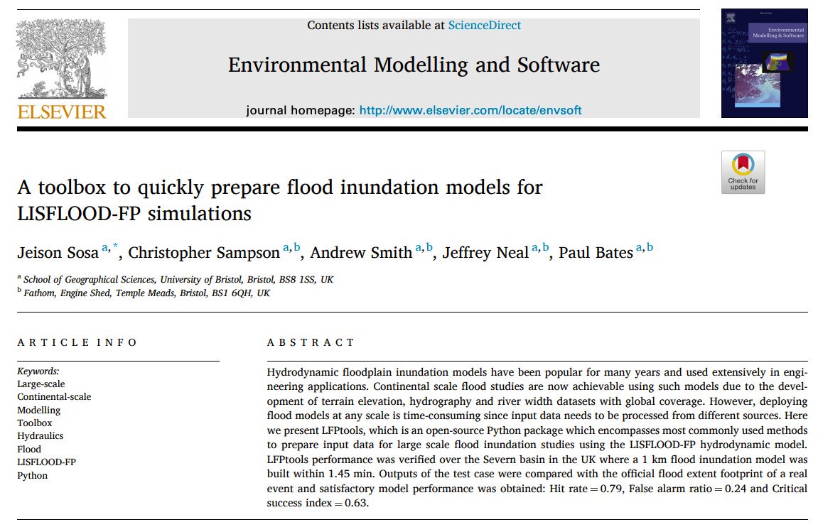 jsosaxyz's tweet photo. Our paper is out: An open-source project and Python package to quickly build flood inundation models everywhere.
50-days free paper access: https://t.co/1iRyB2tmzk
Try it in the cloud using @GoogleColab: https://t.co/42mhtyZWbk https://t.co/zc0UVYw2UR