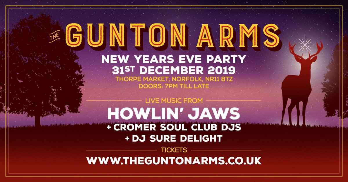 Norwich Now (@norwichnow) on Twitter photo Just announced! Parisian rockabillies Howlinā Jaws + DJ Sure Delight and the Cromer Soul Club play <a href="/TheGuntonArms_/">The Gunton Arms</a> on New Yearās Eve - theguntonarms.co.uk/new-years-eve-⦠#Norfolk Just announced! Parisian rockabillies Howlinā Jaws + DJ Sure Delight and the Cromer Soul Club play <a href="/TheGuntonArms_/">The Gunton Arms</a> on New Yearās Eve - theguntonarms.co.uk/new-years-eve-⦠#Norfolk