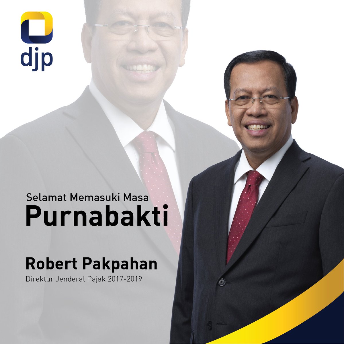 Hampir genap empat dekade seorang Robert Pakpahan berkarya di DJP dari sebagai pelaksana hingga menjabat pucuk pimpinan tertinggi sebagai Direktur Jenderal.

Sebagai seorang yang besar bersama DJP, Robert telah mendharmabhaktikan hidupnya untuk institusi, bangsa, dan negara.