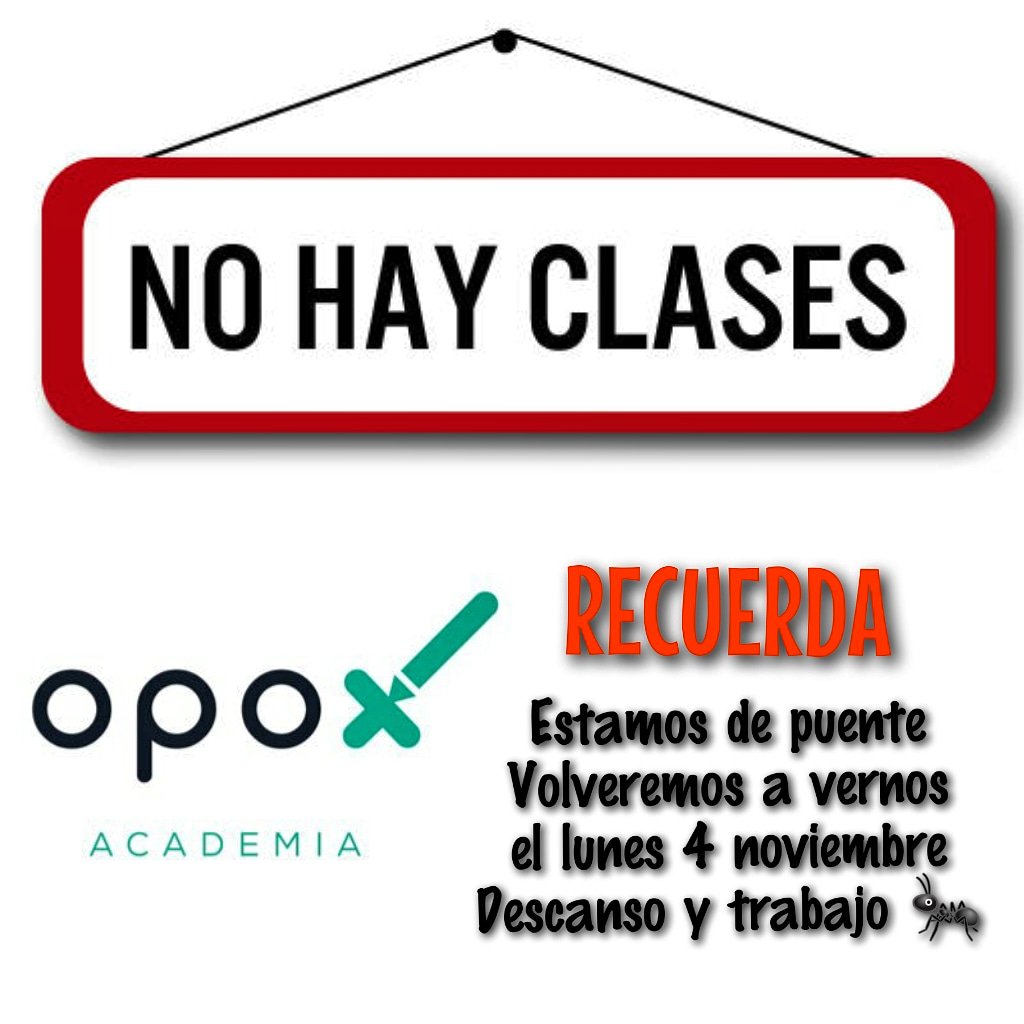 ⚠️ RECUERDA ⚠️
Buen puente 💚
Buen descanso 💤
Buen trabajo 🐜