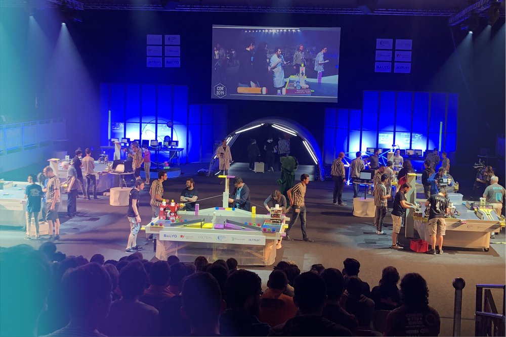 Exotec (@exotec) on Twitter photo 👏 Félicitation à <a href="/INSA_Rennes/">INSA Rennes</a> et <a href="/ESEORobot/">Club robot ESEO</a> !!!
Vos candidatures ont su se démarquer et sortir du lot, vous remportez le sponsoring by Exotec pour la #CDR2020
Et merci à tous pour votre participation ! 👍
<a href="/CoupeRobotique/">Coupe de France de Robotique</a> 👏 Félicitation à <a href="/INSA_Rennes/">INSA Rennes</a> et <a href="/ESEORobot/">Club robot ESEO</a> !!!
Vos candidatures ont su se démarquer et sortir du lot, vous remportez le sponsoring by Exotec pour la #CDR2020
Et merci à tous pour votre participation ! 👍
<a href="/CoupeRobotique/">Coupe de France de Robotique</a>