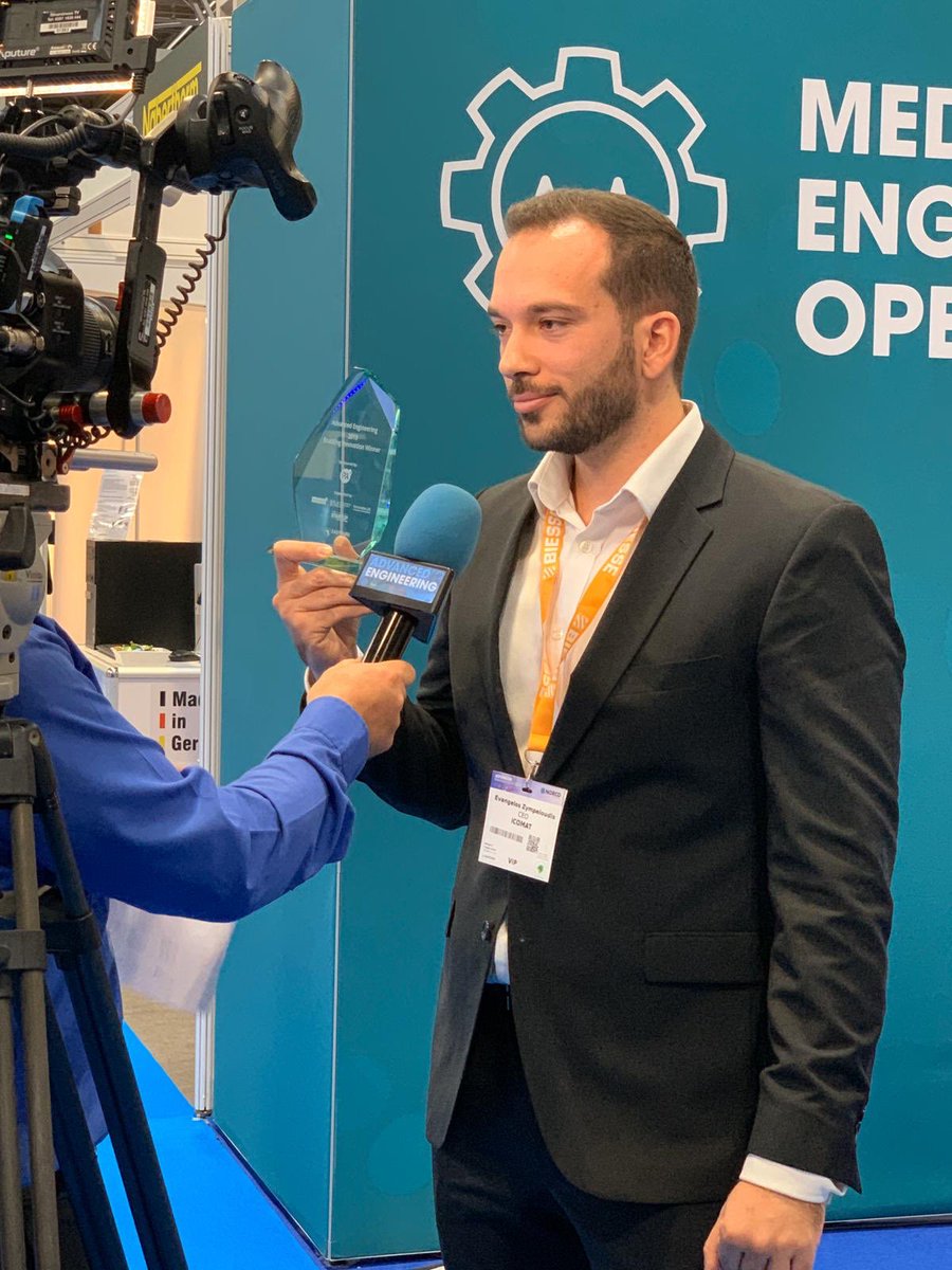 And the winner is... @comat_i! Congratulations, and don’t forget to head to the Innovations Zone to visit all of our finalists. #AEUK19