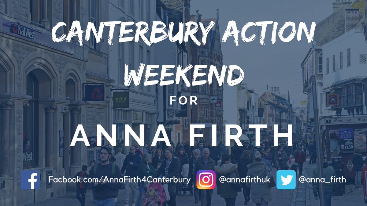 This weekend we will be out supporting <a href="/anna_firth/">Anna Firth</a> be sure to send us a message if you want to get involved!