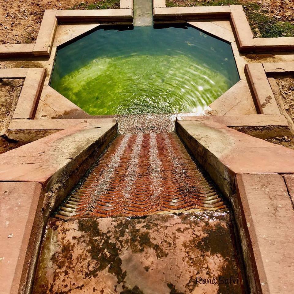 Remnants of the chahar Bagh in Humayun's tomb
( based on concept of jannat / heaven with rivers & gardens) 
#HumayunTomb #bahisht #chaharbagh #Delhi