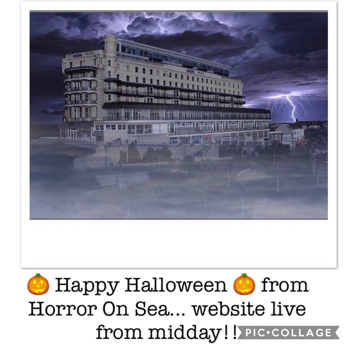 HorrorOnSea's tweet photo. Happy Halloween 🎃 from all at HorrorOnSea...our website - with all the details of this years festival is live at midday!  👏🏻👏🏻👏🏻 #Halloween #TrickOrTreat #IndieFilm #Horror #SupportIndieHorror #SupportIndieFilm #Southend https://t.co/HVFbdiFMre