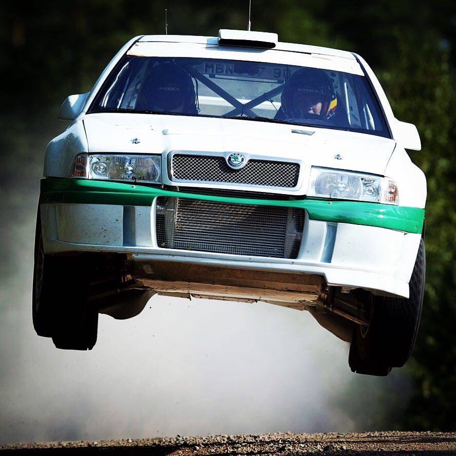 The_Gravel_Crew's tweet photo. I don’t want to live in a world where de-stickered, test spec Octavia WRCs aren’t considered the last word in early 21st century rally chic. Said world might well be small and sparsely populated, but still... #TGC #WRC #octaviawrc #wrctest https://t.co/miRUhO2lih